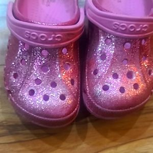 Kids' Classic Clog Little/Big Kid pink glitter